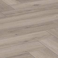 Kronotex Herringbone 8mm Laminate - Silver Oak